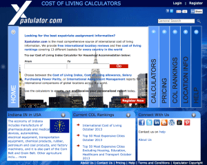 Cost of living calculators